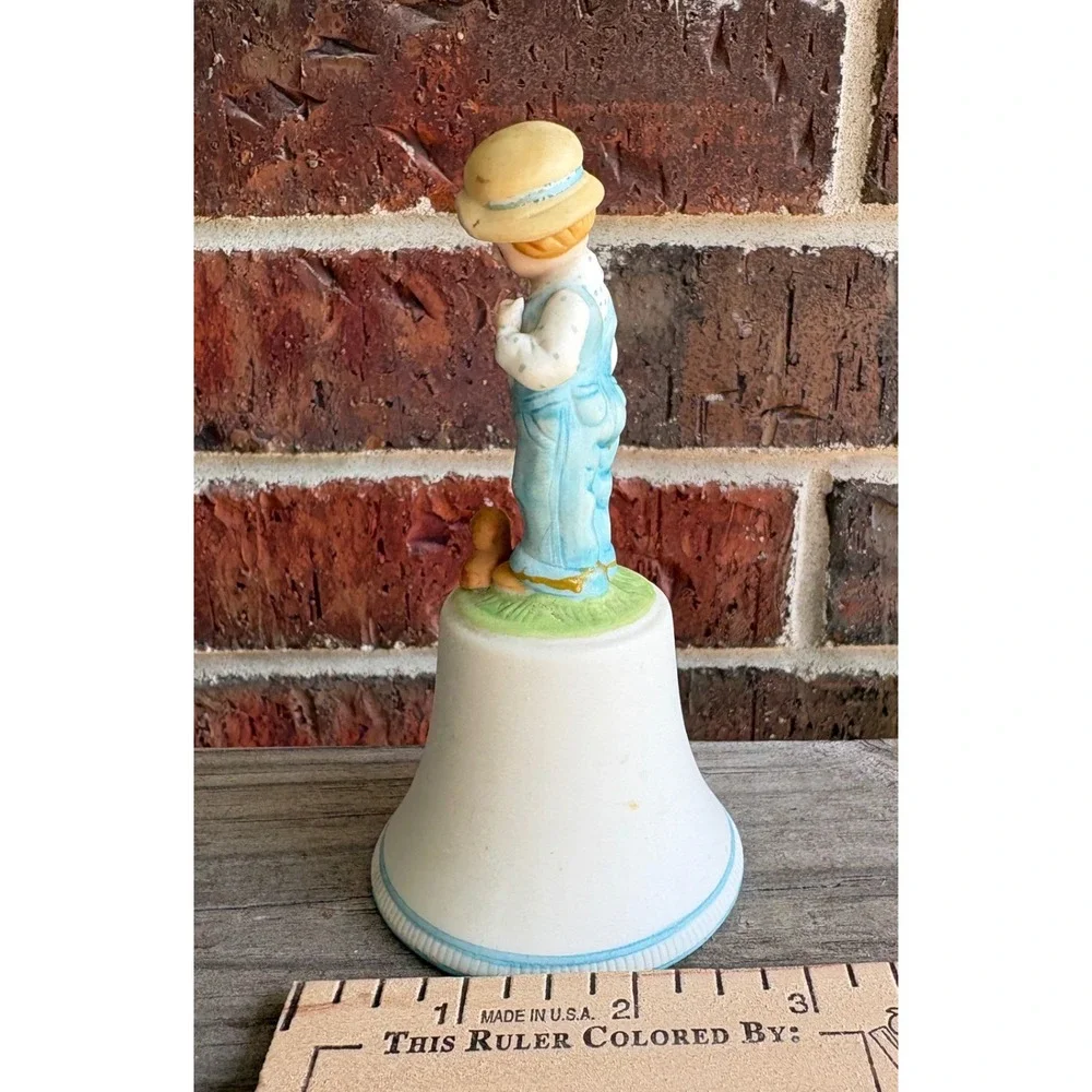 Vintage‎ 1981 Holly Hobbie Robbie Porcelain Sculpted Bell WWA Designers Coll EUC